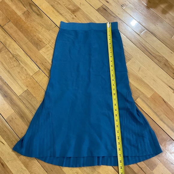 RACHEL COMEY RIBBED FLARE MIDI SKIRT - Picture 5 of 10